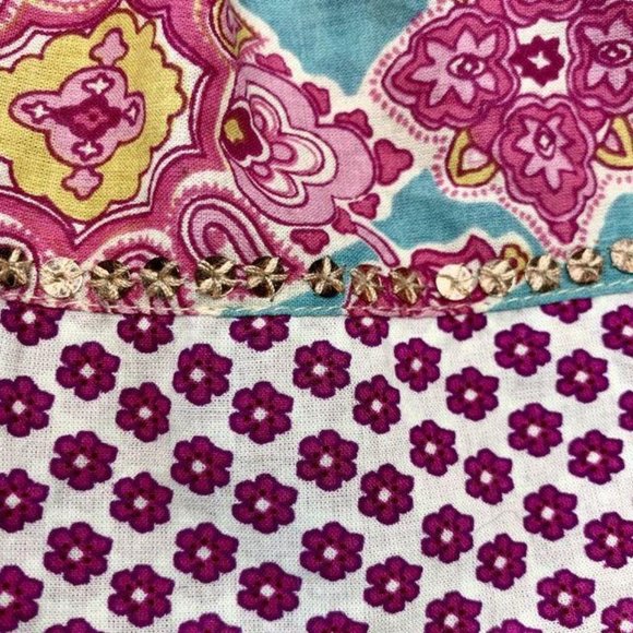 MONSOON Girls Baby Top 3-6 Months Flowing Blouse Boho Hippy Infant Summer NWOT - Picture 4 of 6